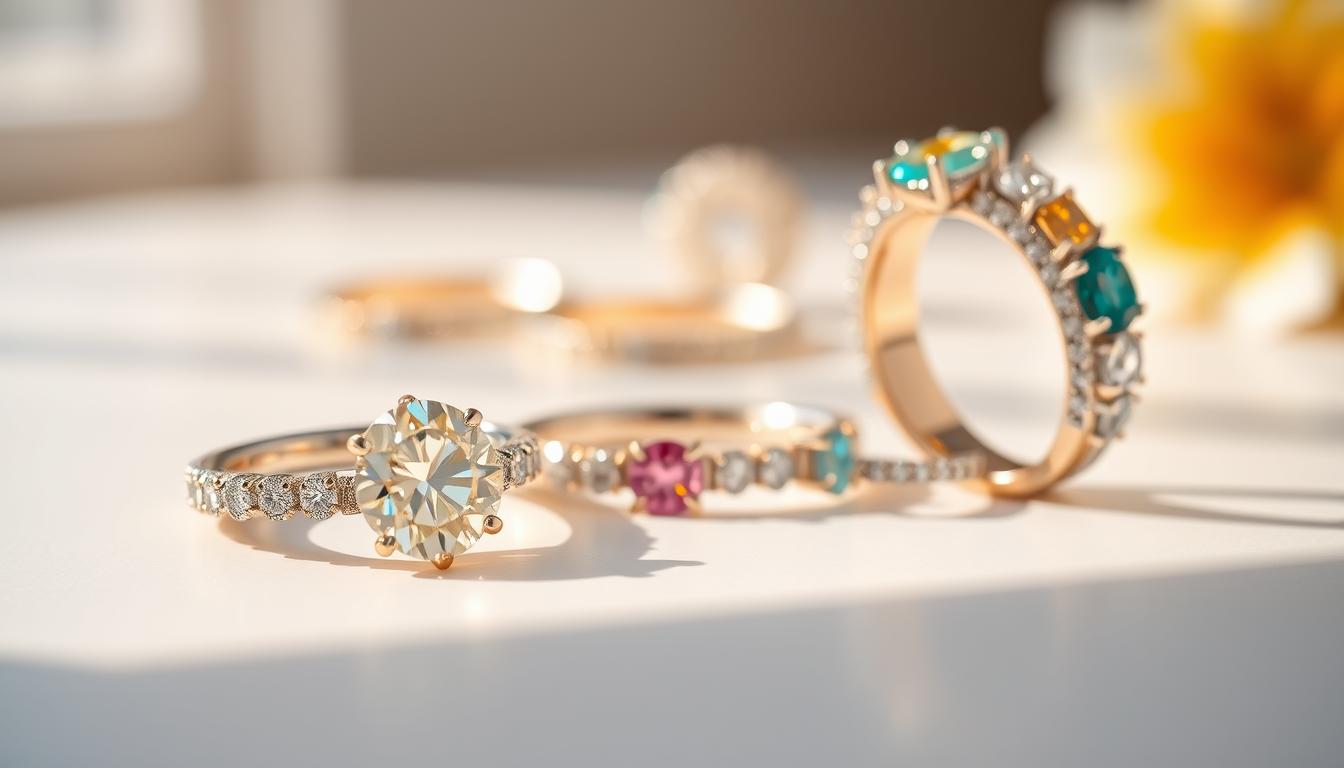 color diamond ring